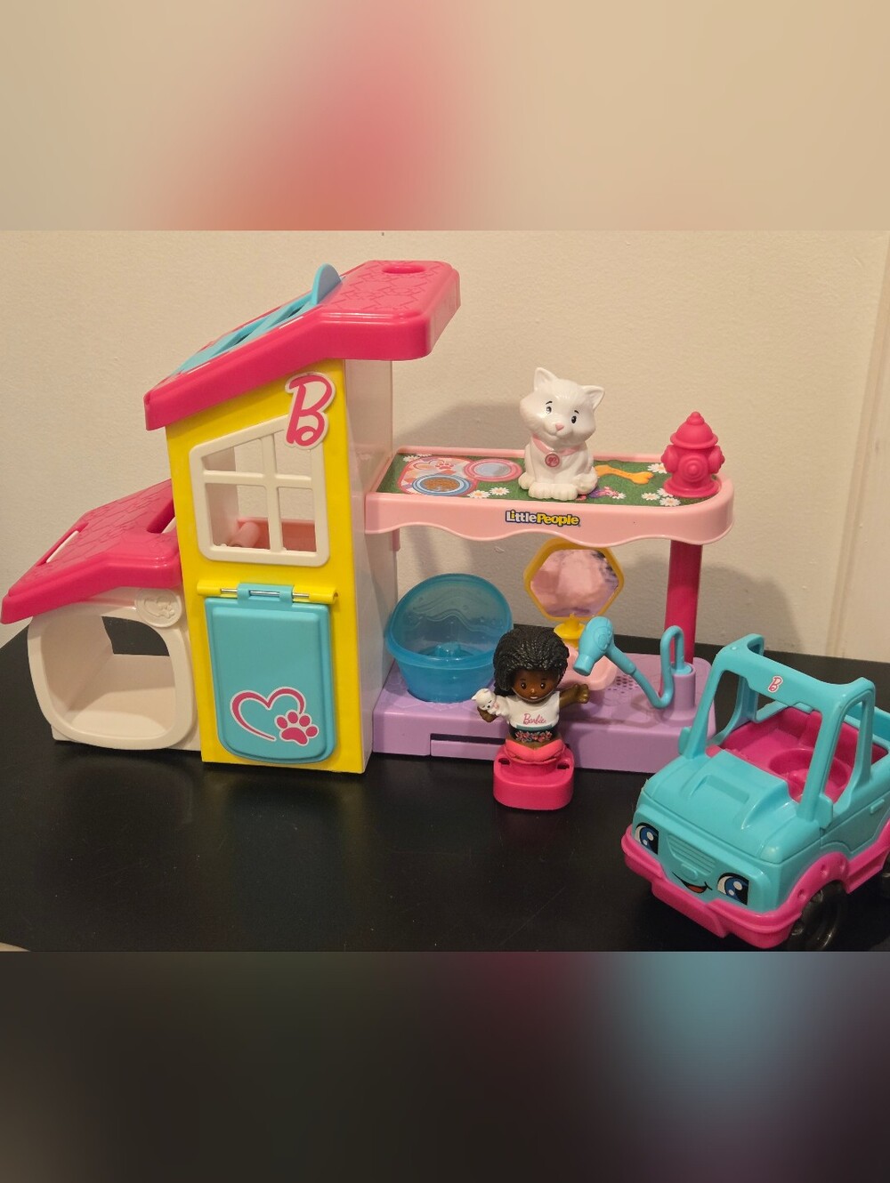 Little People Barbie Play And Care Pet Spa Playset